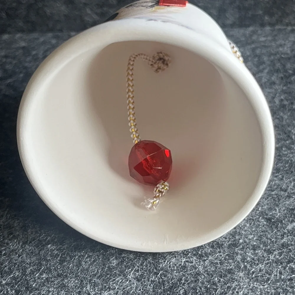 Vintage 2005 De Grazia Annual Limited Edition Ornament Christmas Bell SIGNED